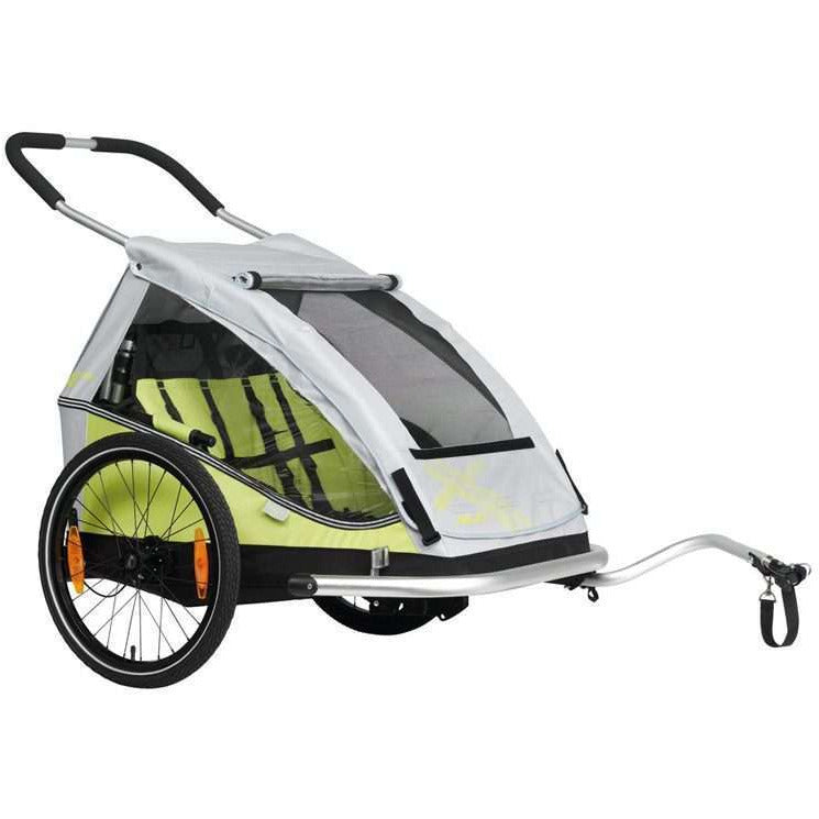 Fietskar XLC Duo 2 Kinderen Zilver/Groen Fietskar XLC Duo 2 Kinderen Zilver/Groen